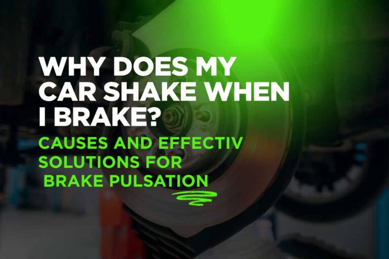 Feeling a Shake When You Brake? Here’s What You Need to Know About Brake Pulsation